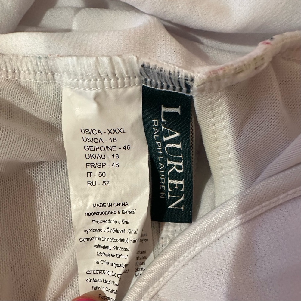 Lauren by Ralph Lauren Majestic Paisley Ruffled Underwire Tummy-Control Swimsuit - Picture 4 of 11